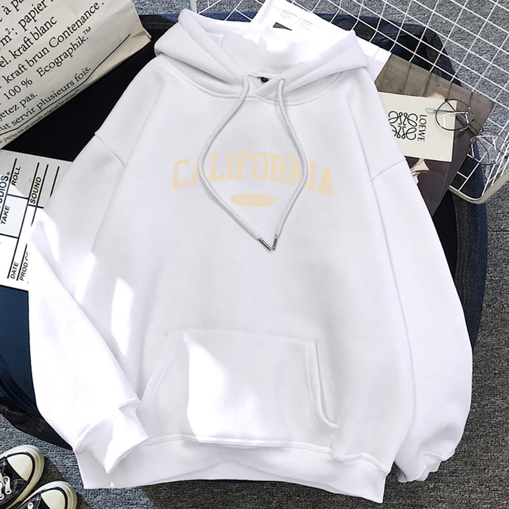 California West Coast Design Womens Hoody Hip Hop All-Match
