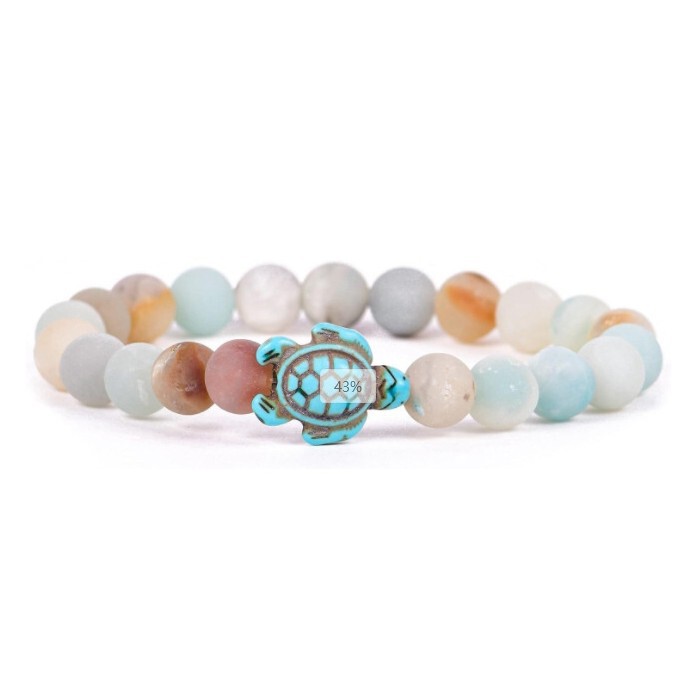 Fahlo Sea Turtle Tracking Bracelet, Elastic, Supports the Sea Turtle Conservation.