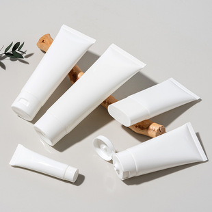 Spot White PE Cosmetic Hose Packaging Material 3-300ml Sub-bottle Facial Cleanser Body Lotion Bottle