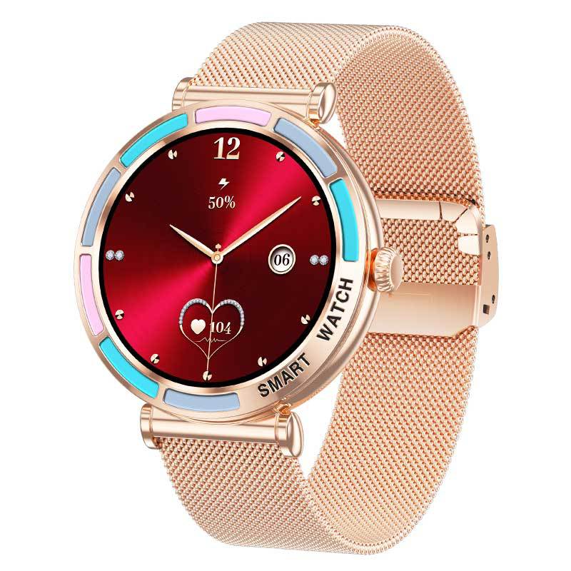 2025 New Women's Smart Watch T9 Bluetooth Sports Watch 24H Continuous Heart Rate Monitoring Red Light Oximeter