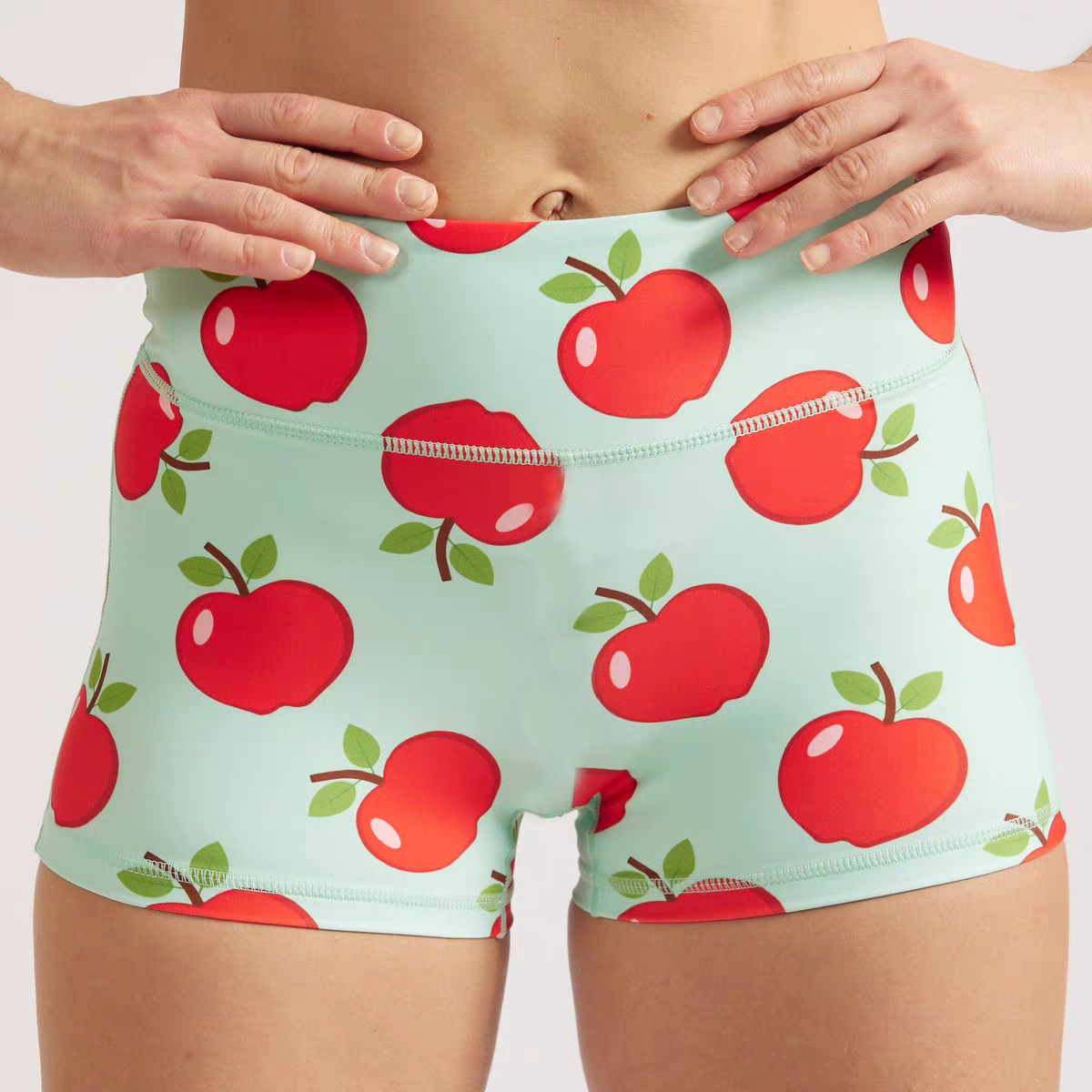 Nuevos pantalones cortos de yoga de tres puntos, cintura alta, cadera alta, sensación desnuda, alta elasticidad, transpiración, absorción de humedad, sudor, acondicionamiento físico, carreras, mujeres