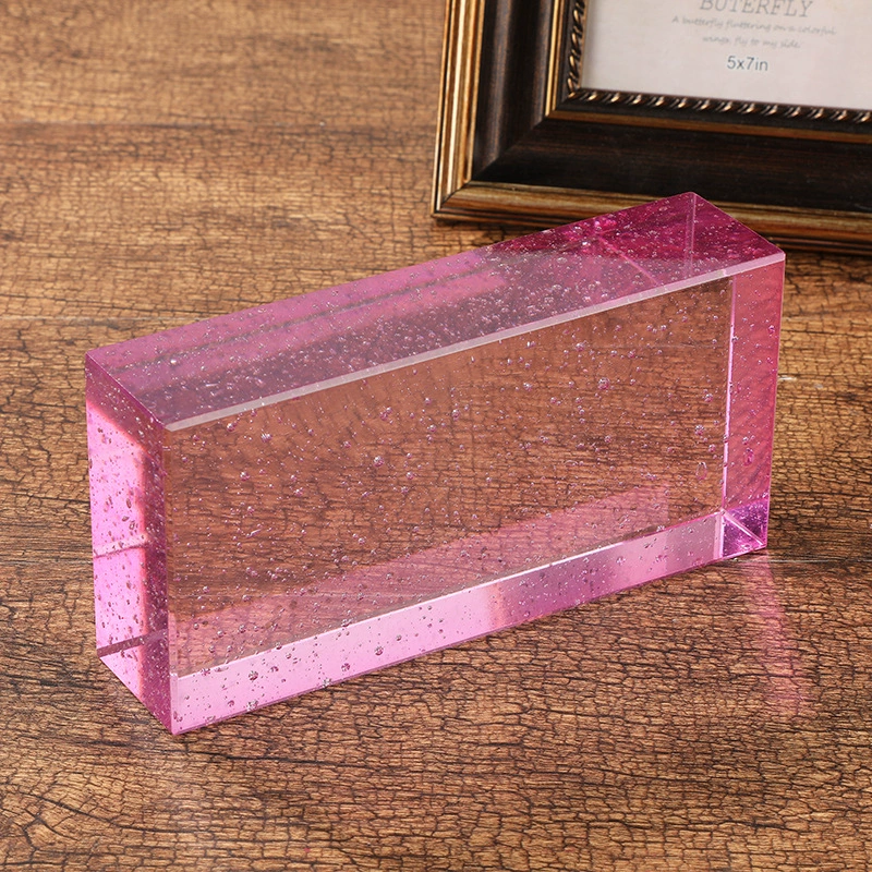 Разделенная стена фоновая стена розовая хрустальная стеклянная плитка мульти технические характеристики сплошная стеклянная плитка кристалл горячего расплава прозрачный лед