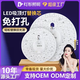 LED磁吸吸顶灯灯芯怎么选？大功率三色变光指南