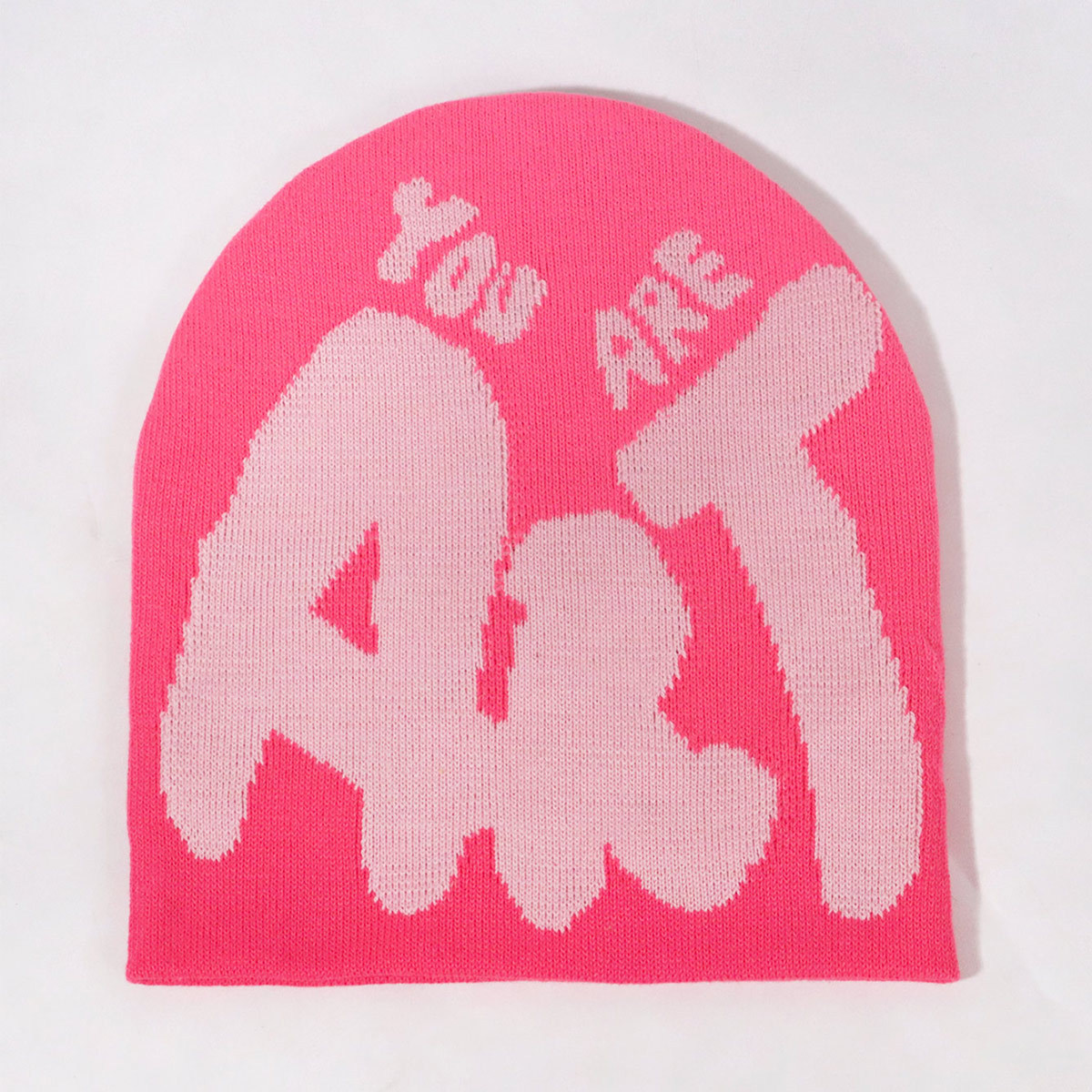 Unisex Multi-color design with casual ART letters single-sided outdoor street trend warmth_voghion.com