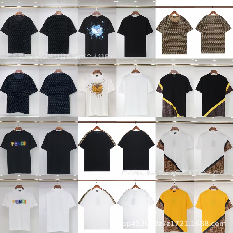 Authentic Paris B Brand Luxury Fashion 26Ss New Letter Embroidery Unisex Round Neck Pure Cotton Short-Sleeve T-Shirt for Export