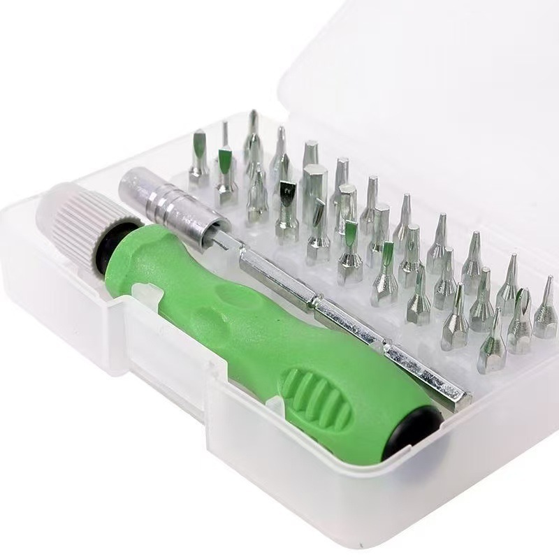 Cross-Border 32-in-1 Screwdriver Combination Set, Mobile Phone Digital Disassembly and Repair Tools, Hardware Screwdriver Combination