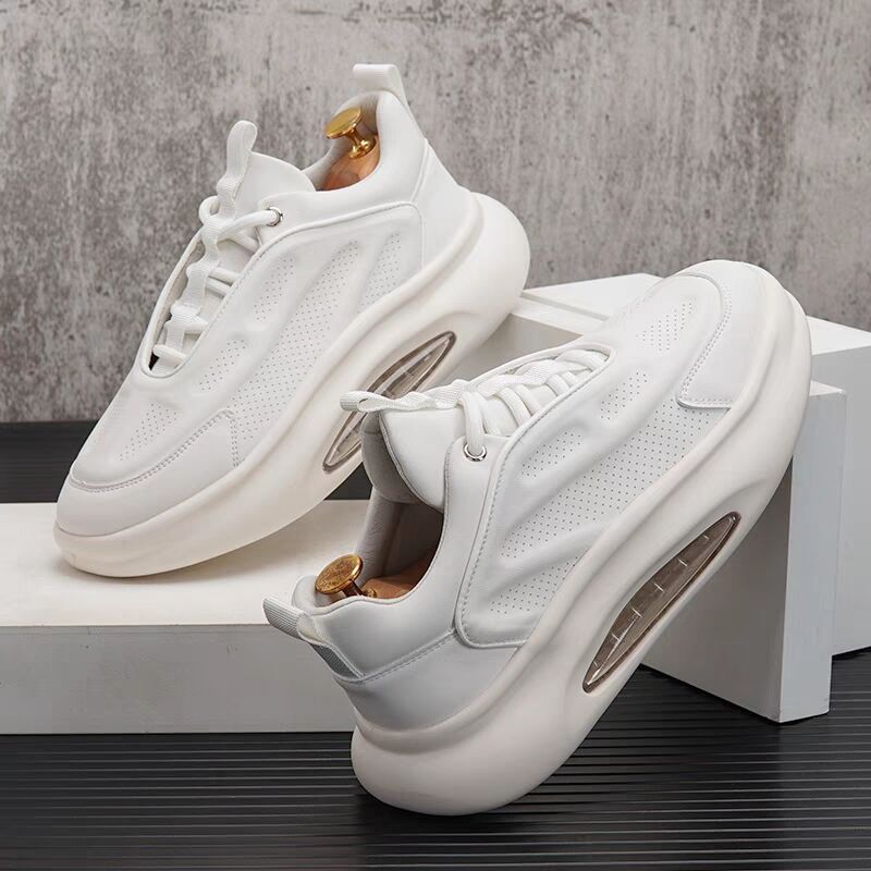 Air Kissen Weiße Schuhe Frühling Neue Männer S Beliebte Dad Plattform Turnschuhe Weiche Sohle Casual_voghion.com
