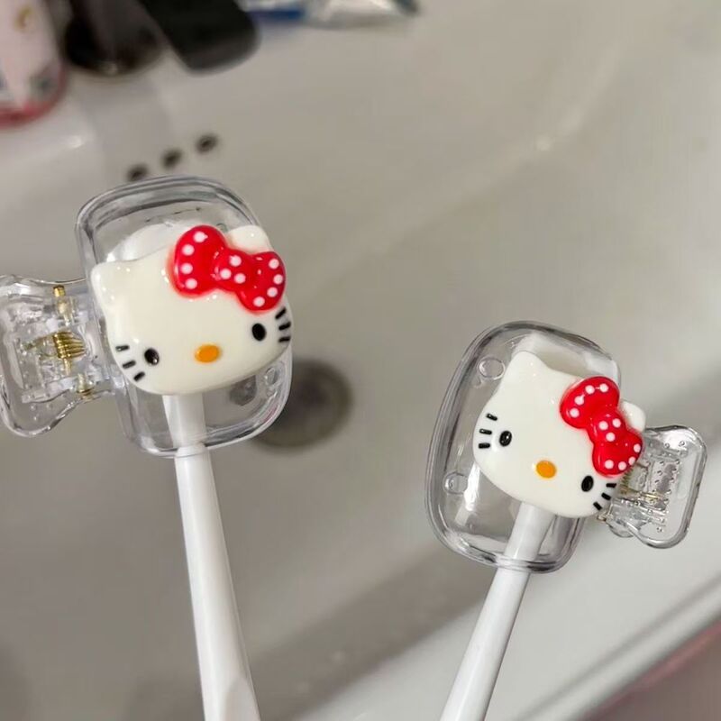 便携式牙刷盒牙刷套牙具收纳盒户外牙刷头套环保牙刷头防尘壳kt猫|undefined