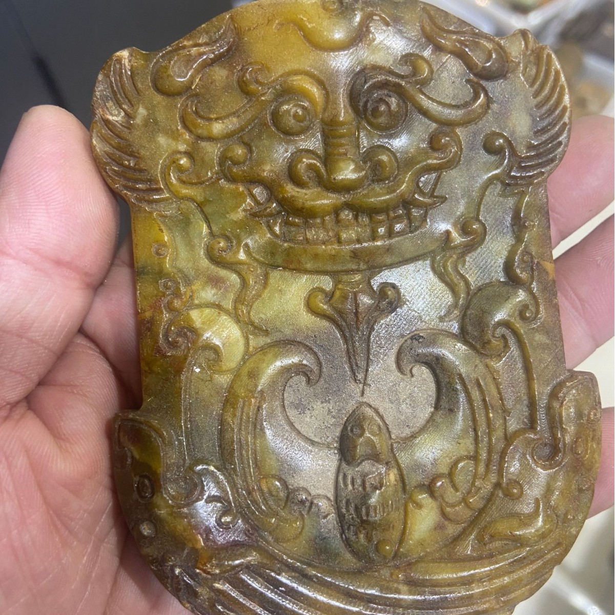 호랑이 부적 조각