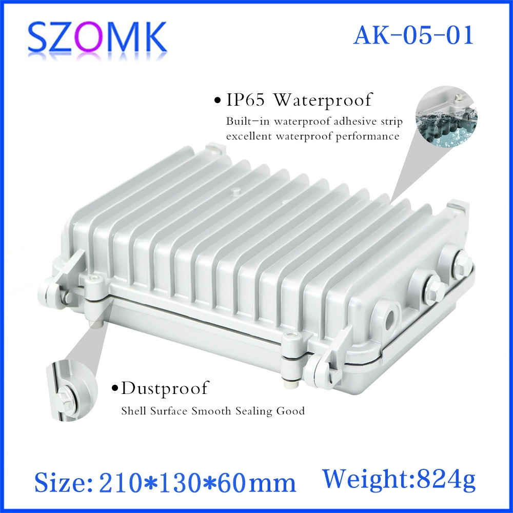 SZOMK分体式压铸铝型材控制器放大器壳体铝壳体机箱外壳AK-05-01