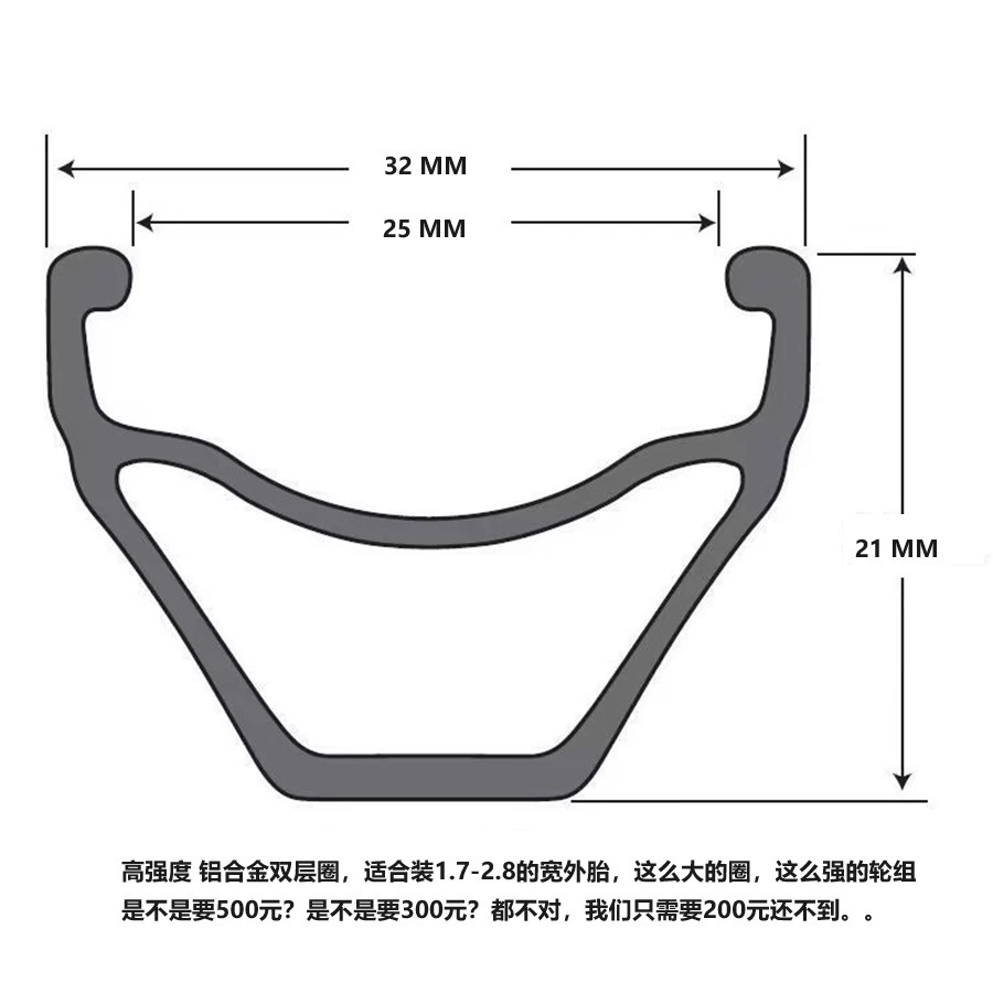 Брат с плоской головой BADGER Jiuyu разбросанные шаровые колёсные группы 26/27,5 дюйма 1,7-2,8 ширококолёсные двухслойные колёсные группы из алюминиевого сплава