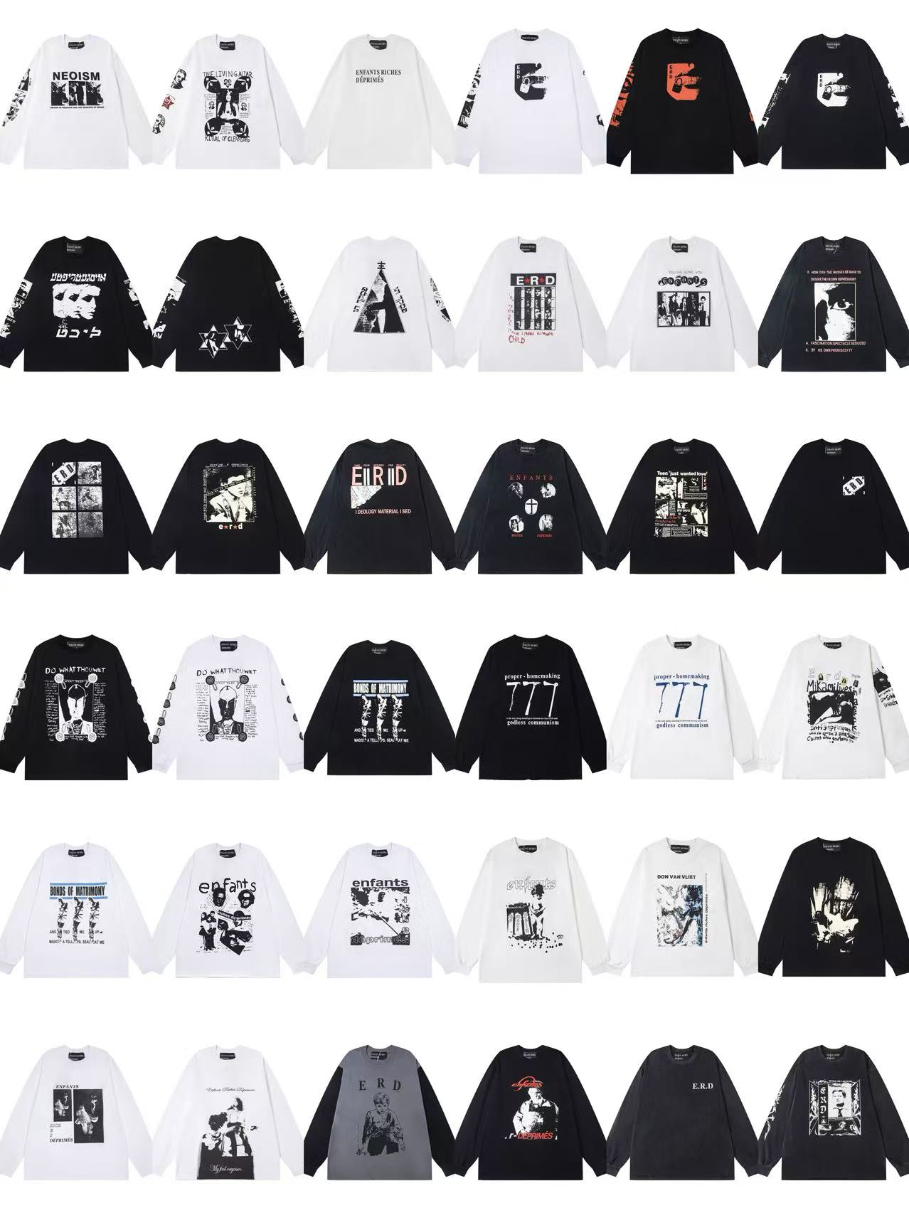 ERD GRJKD Retro long-sleeve