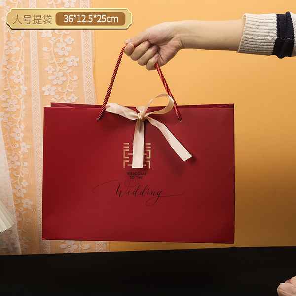 Wedding handbag gift bag wedding candy bag wind paper bag candy box…
