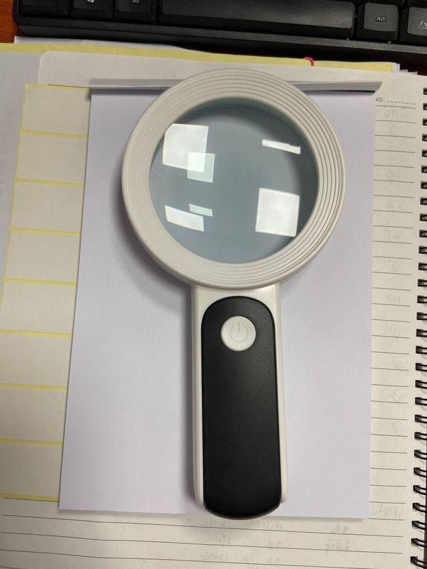 新款30倍18个LED灯冷暖光高倍高清老人阅读维修玻璃放大镜2290-18|undefined