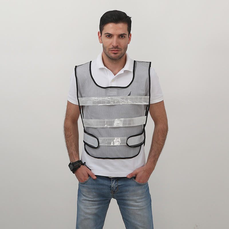 chaleco reflectante chaleco reflectante construcción de saneamiento ambiente montar por la noche al aire libre ropa de trabajo naranja al por mayor