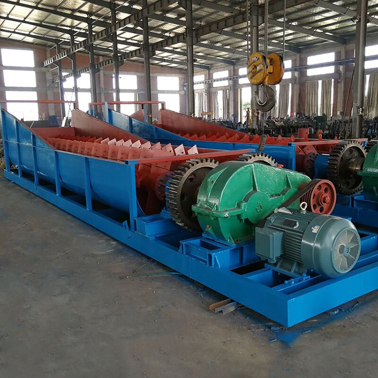 矿用槽式洗石机 纹龙洗沙机设备 时处理200吨螺旋洗砂机 脱泥机