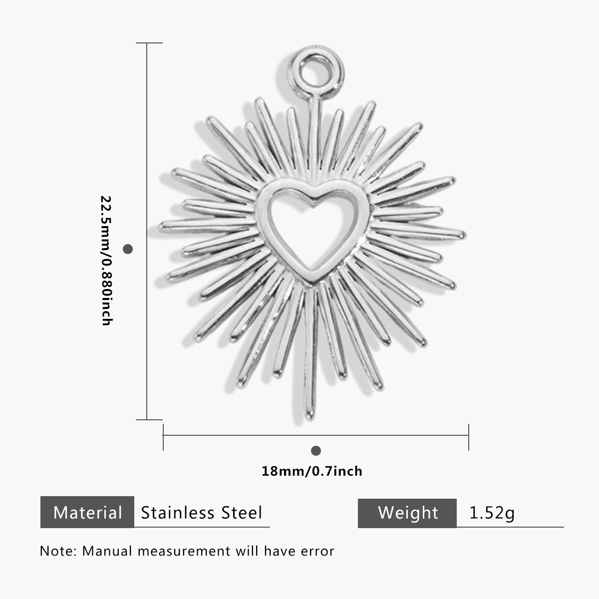 9g Weight Pendant Jewelry Making Type 18*22.5mm, 21*22mm, 9 * 11mm Jewelry Making Size 18K Gold Plated Plating Material Glass Inlay Material DIY Jewelry Accessories Classification 5 PCS/Package Quantity 304 Stainless Steel Material Sun, Moon, Heart Shape, Eye Pattern All Seasons Season Enamel, Inlay Design IG Style Style 5 PCS/Package 18*22.5mm 21*22mm 9 * 11mm 304 Stainless Steel Glass 18K Gold Plated Sun Moon Heart Shape Pendant DIY Jewelry Accessories 5