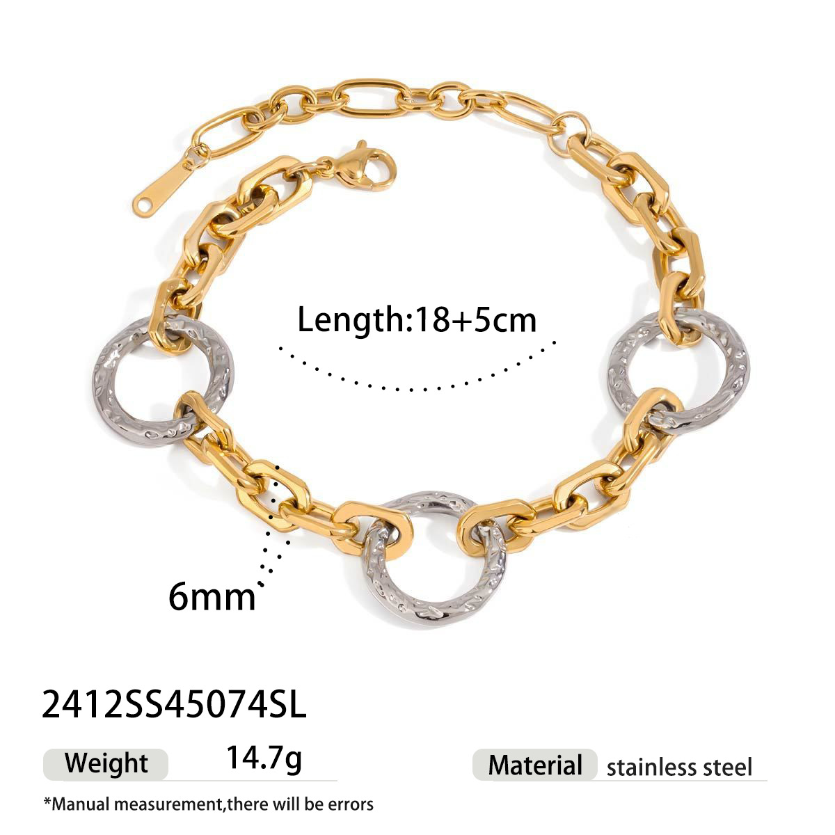 Tena Collar de línea de acero inoxidable europeo y americano Pulsera de alta calidad que no se desvanece Joyas de acero inoxidable Joyas transfronterizas