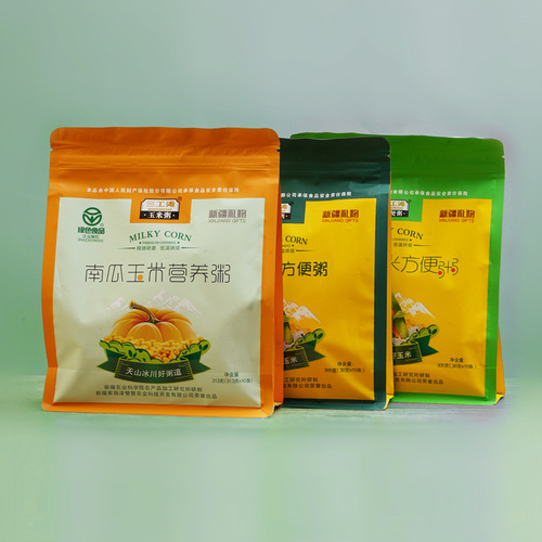 Xinjiang Sangongtan original corn instant porridge 300g milky pumpkin, nutritious breakfast individually packaged and portable
