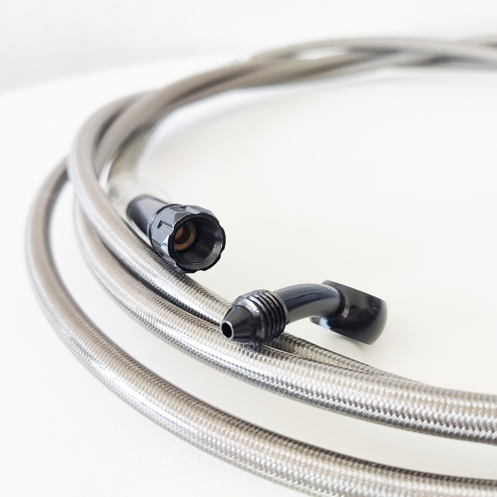 10-500cm 0/28/45/90 Degree M10 Fish Eye Head Ptfe Stainless Steel Braided Motorcycle Brake Hose