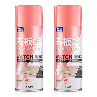 brightening car instrument panel – Car wax - peach-watch-wax-500ml-two-bottles