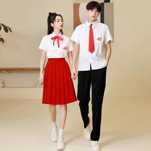Class Uniform Autum Suit Junior High School Student Sports Meeting Chorus High School Student College Style Graduation Uniform Recitation Performance Suit