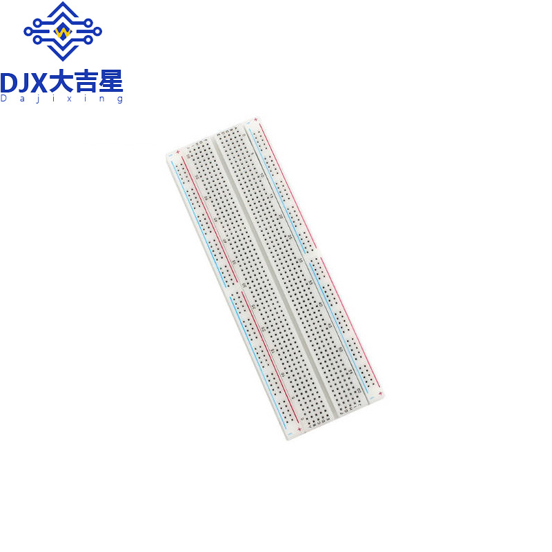MB-102 빨간색과 파란색 선이 있습니다. 브레드 보드 실험 연결 플레이트/830 구멍