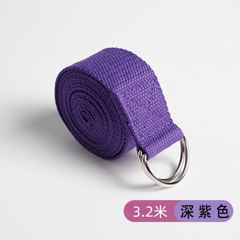 Iyengar ヨガストレッチベルト非弾性補助ストレッチウエストバックベンドオープンショルダー抗猫背矯正ベルト|undefined