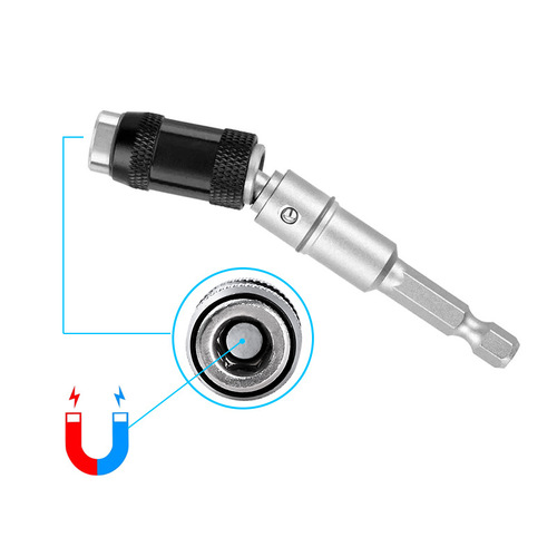Screwdriver direction change adapter multi-angle hand drill driver universal extension rod wholesale hexagonal handle conversion extension rod