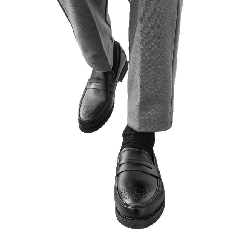 Nuevos zapatos transfronterizos de primavera y verano 2025, ropa formal para hombres, zapatos casuales bajos de negocios, zapatos para hombres, zapatos de cuero de gran tamaño con suela ligera 46