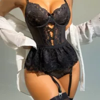 AliExpress Европейская и американская внешняя торговля новая форма тела любовь кружева с открытой спиной