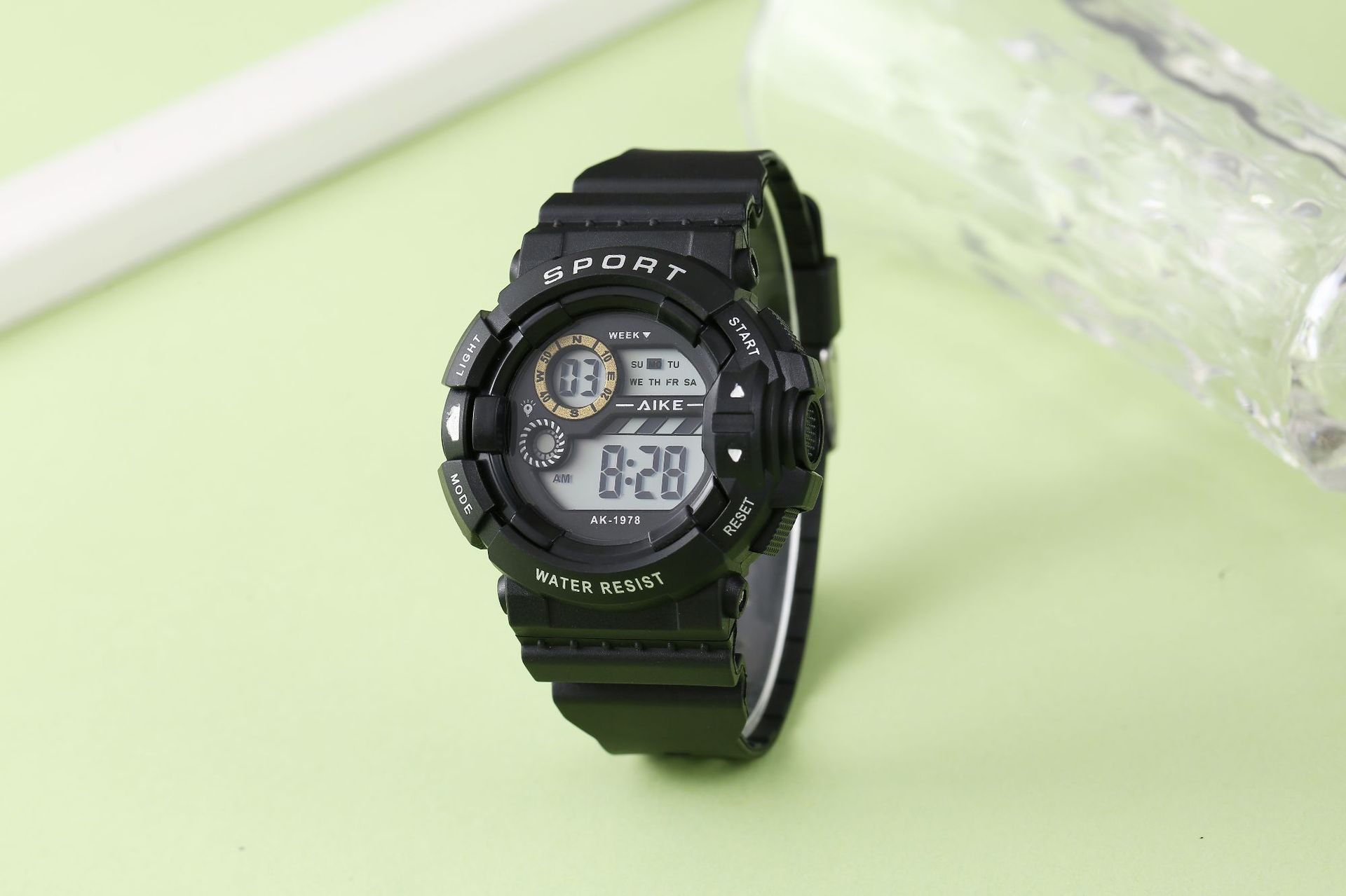 Ins Unicorn College Wind Watch estudiante resistente al agua anti-caída reloj electrónico deportivo duradero reloj multifuncional luz nocturna