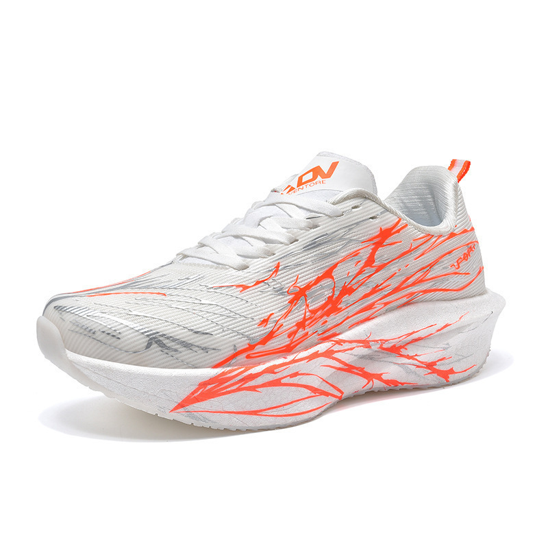 Affordable running shoes, new men's models, lightweight carbon-plate design, breathable, suitable for sports, racing, and fitness, available in unisex styles for jogging and casual wear