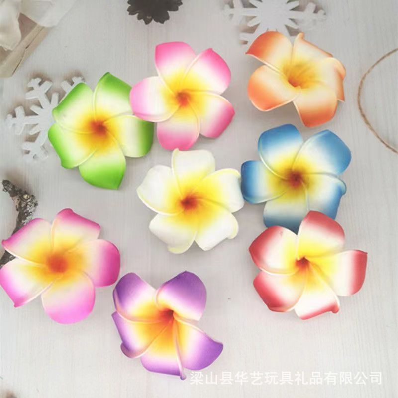 Hawaii Garland + horquilla combinación conjunto transfronteriza Venta caliente Internet celebridad huevo flor joyería fiesta playa guirnalda