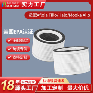 B06B-Filtro HEPA vero ricambio compatibile con Afloia Fillo/Halo