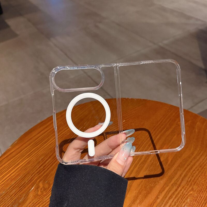 [Foldable Magnetic Case] Suitable for iPhone Duo, featuring a split acrylic design with integrated magnetic functionality, and designed for cross-border sales