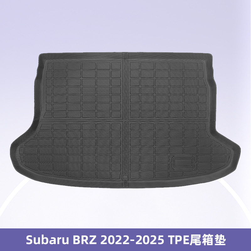 Para Subaru BRZ 2022 - 2025 3D todo el tiempo TPE almohadilla de pie almohadilla de maletero