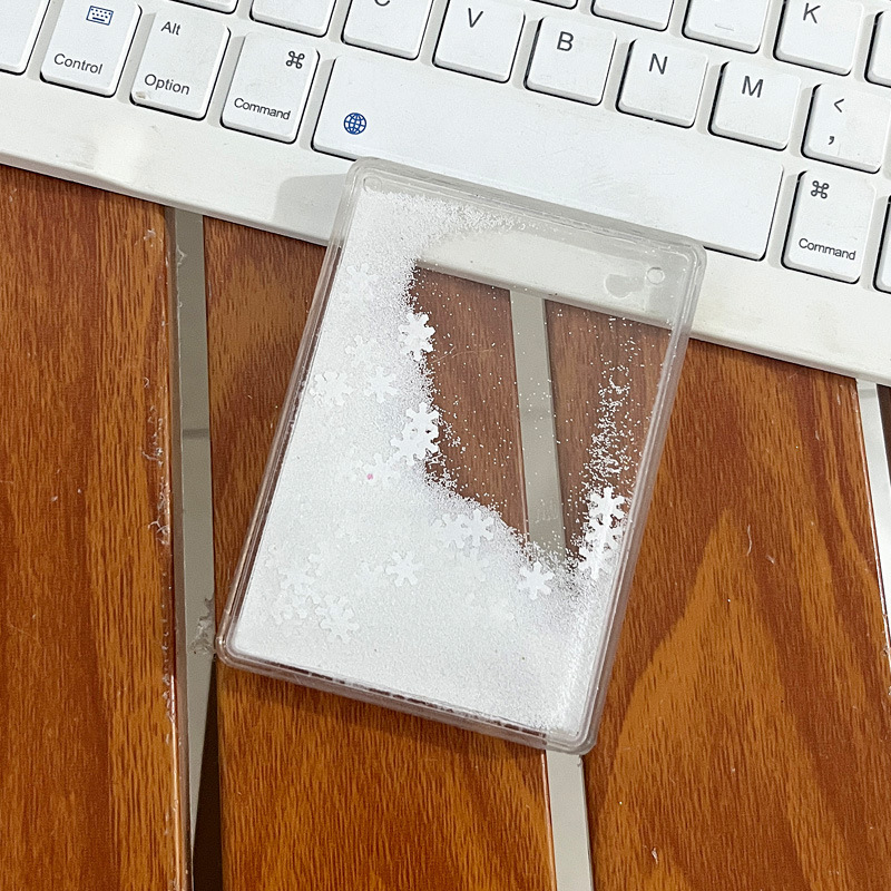 高透明度 6.3x8.8 四季油流砂 Guka アクリル麻雀周辺スタンド DIY ギフト小さな装飾品|undefined
