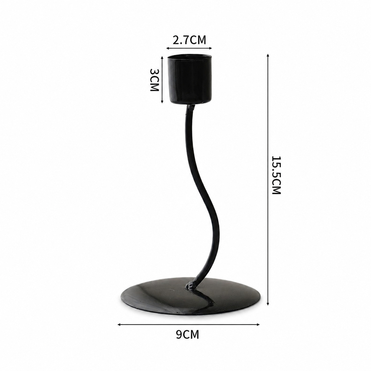 Candelabro de Hierro de Mesa Estilo Europeo para Cena Romántica y Sala de Estar image 8