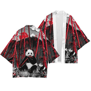 Chinese Style Dragon Pattern Retro Hanfu Ukiyo-E Cloak Kimono Harajuku Feather Weave 3D Digital Printing Direct Sale
