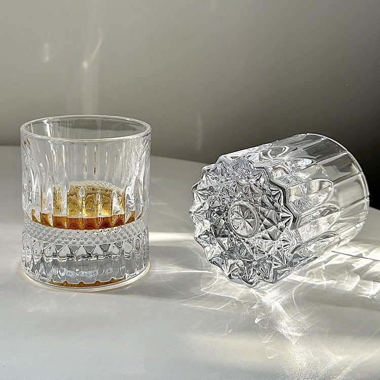 Mesoma ins estilo de fondo grueso cristal whisky Copa Luz de lujo de vino hogar taza de agua vaso de cerveza