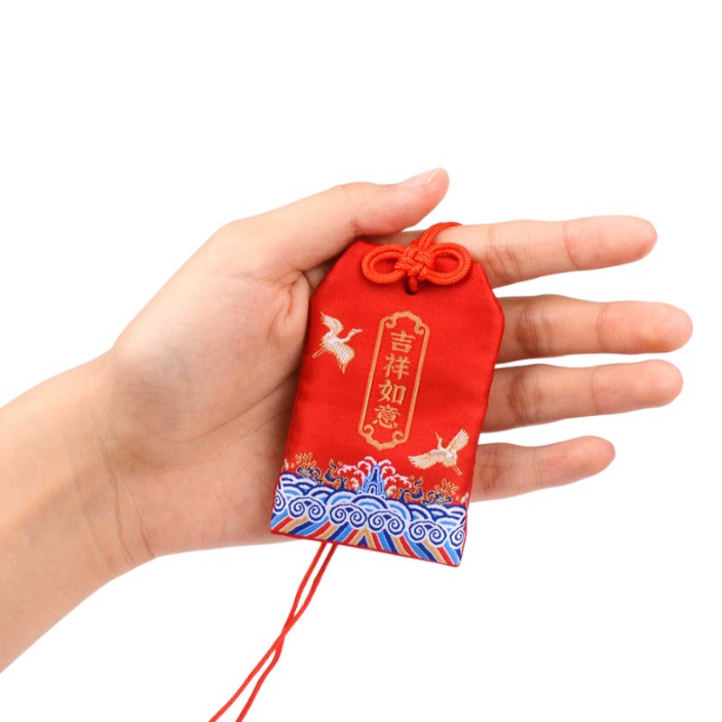 Оптовая продажа: пустые пакетики для благовоний в китайском стиле с водным узором, для экзаменов, для экзаменов на вступление в колледж, с изображением пейзажей, для подвешивания на шею, для защиты от сорняков