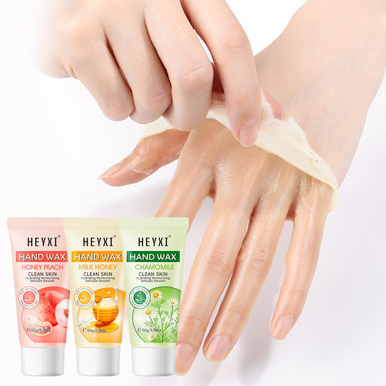 [Cross-border Exclusive] HEYXI Han Yuanxi Fruit Flavor Tear Handpiece Hand Wax Hand Moisturizing and Care Hand 50g