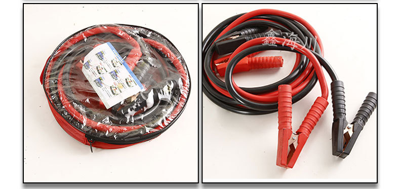 Car Jumper Cables, Thickened Jumper Wires, Truck Battery Connection Emergency Start Cables, Over-The-River Dragon Large Clamp, In-Car Use