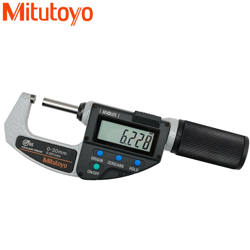 日本三丰293-666-20直进式千分尺0-30mm数显千分尺0.001/MDQ-30M