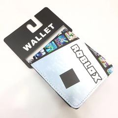 遊戲周邊ROBLOX短款錢包 卡通虛擬世界學生男女pu零錢包 錢夾票夾