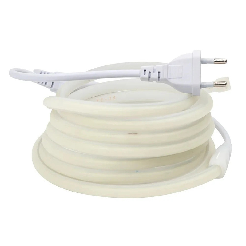 Tira de luz cob tira de luz led 220V sin estroboscopio de silicona tipo de línea sala de estar techo autoadhesivo flexible impermeable de alta presión al aire libre