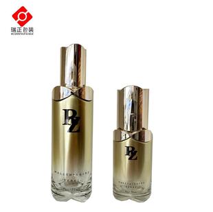 New Cosmetic packaging material 100ml120ml water lotion essence bottle cream bottle cosmetic glass bottle suit