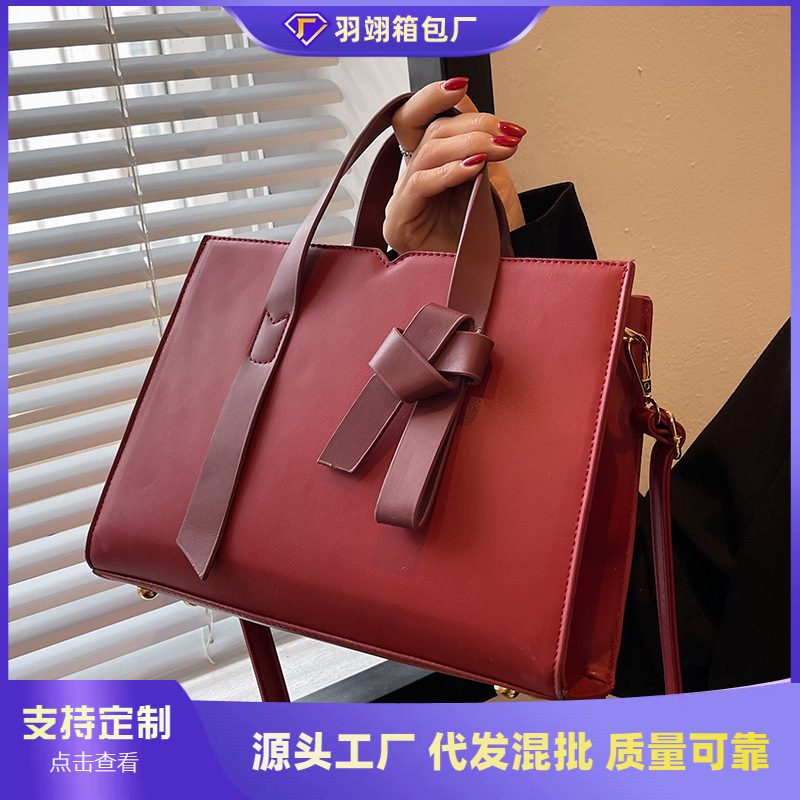 婚包质感包包女大容量2023新款伴娘包夏天手提包红色结婚新娘包