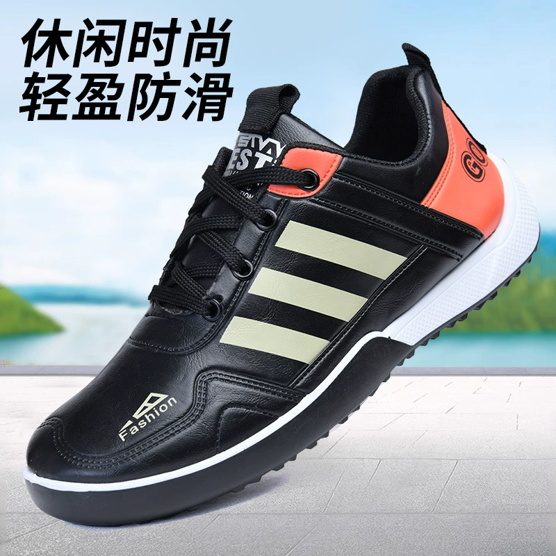 Спортивная обувь весенняя и осенняя мода на открытом воздухе универсальная мужская обувь 2025 весенняя пробка мягкая подошва дышащая повседневная мужская обувь для волос